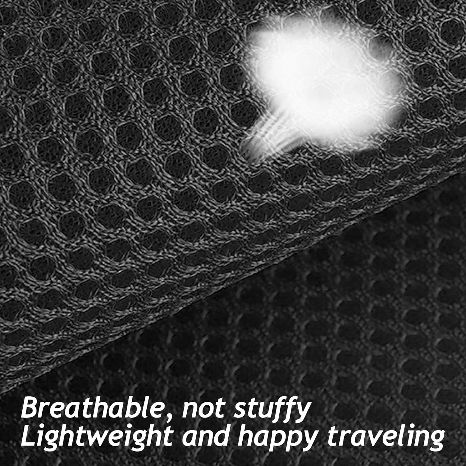 Shudyear Summer Cat Chest Harness and Leash, Anti-Escape Adjustable Soft Mesh Cat Leash and Chest Harness Set for All Types of Cats Cat Vests (Size L,Black) image number 4