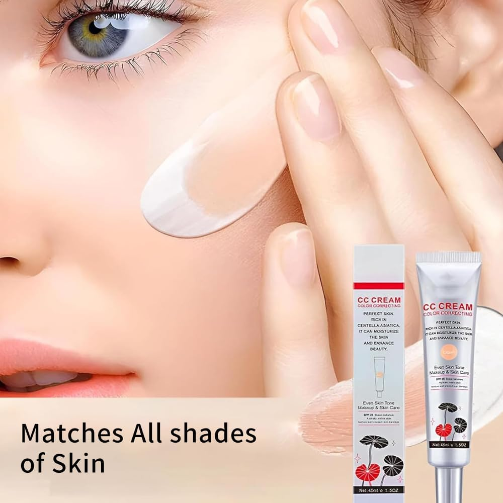 Depehelp Satin Skin Cc Cream, Color Correcting Pre - Makeup Foundation, Invisible Pore, Even Skin Tone, Moisturizing Matte Foundation for All Flesh (2Pcs) image number 6