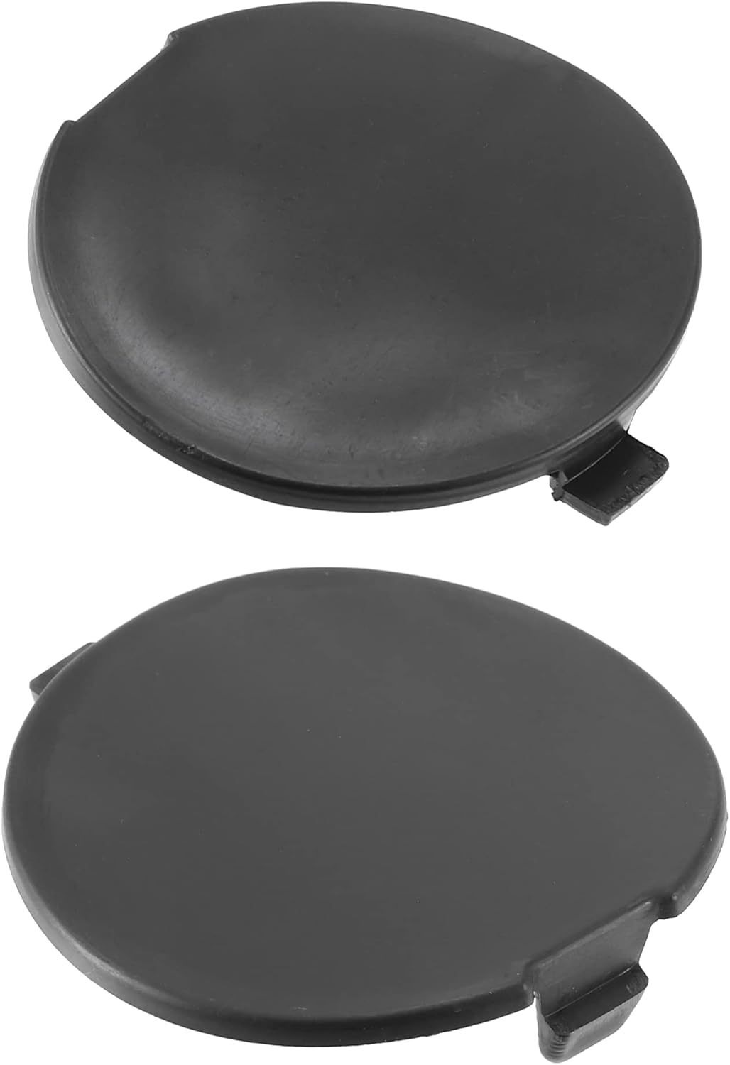 ACROPIX Car Rear Left Right Bumper Towing Tow Eye Hook Cover Cap Fit for Mazda 3 2014-2018 - Pack of 2 Black image number 1