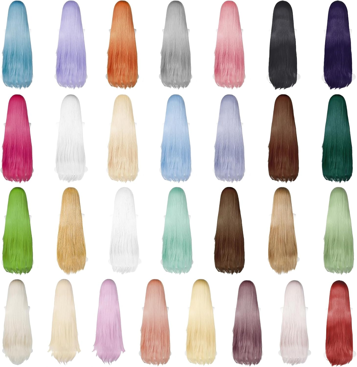 100 Cm Long Wig, Universal Anime Costume Cosplay Wig, Perfect for Party, Daily Use, Festivals and Halloween, Ideal for TV, Film, Anime Character Cosplay (Teal)