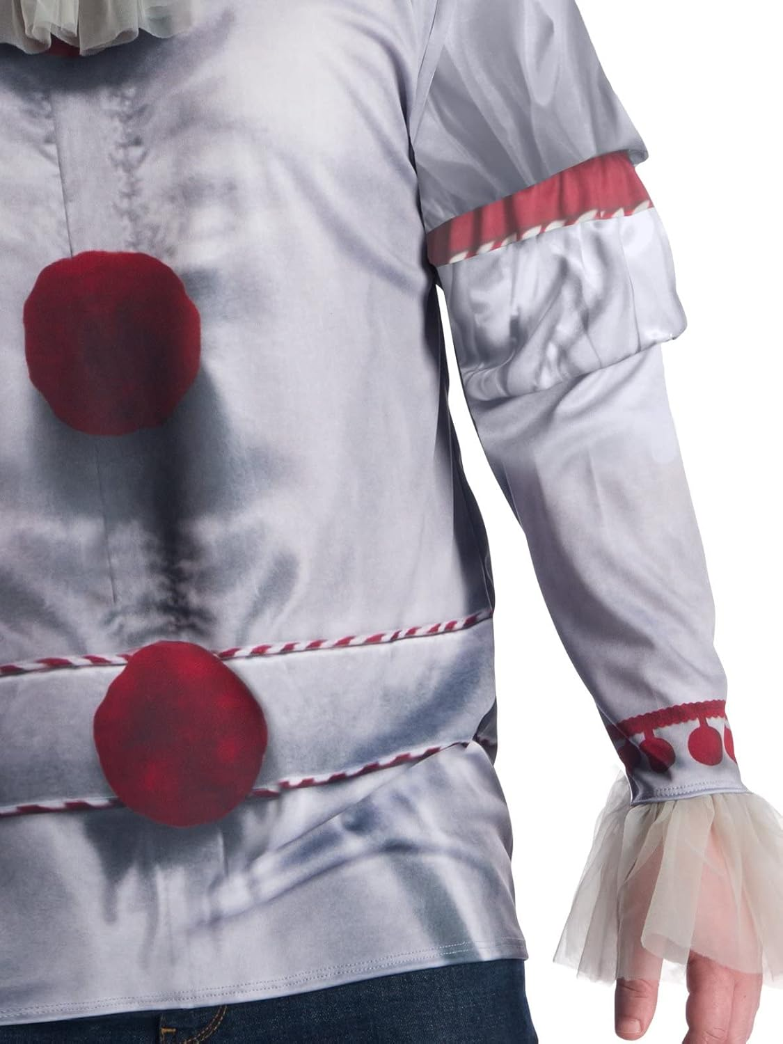 Pennywise 'IT' Movie Costume Top for Adults - Warner Bros 'IT' image number 1