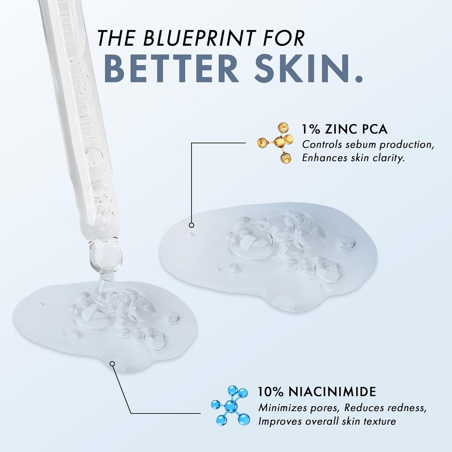 Thriveco Niacinamide Serum with Zinc PCA | Reduces Acne Marks & Blemishes | Minimizes Pores | Oil Control Face Serum for Oily Skin | for Men & Women | 30Ml