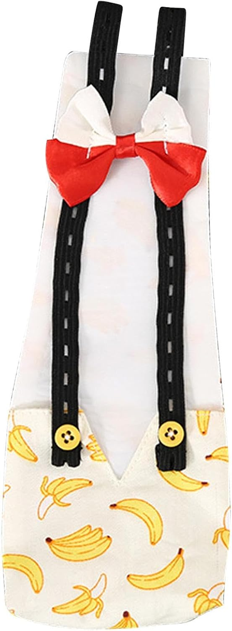 Chicken Diapers | Washable Chicken Diaper | Reusable Duck Diapers with Bow Ties, Washable Printed Fabric Pet Poultry Nappies Supplies