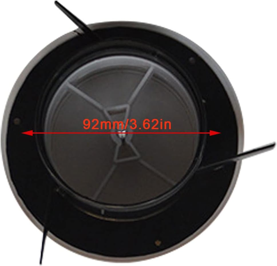 Air Ventilation, Adjustable round Exhaust Louver Grille Air Ventilation Duct Fan Outlet Vent Soffit Air Vent for House Bathroom Kitchen Ventilation (75Mm/100Mm/150Mm) - Disc - Air Outlet 100Mm image number 1