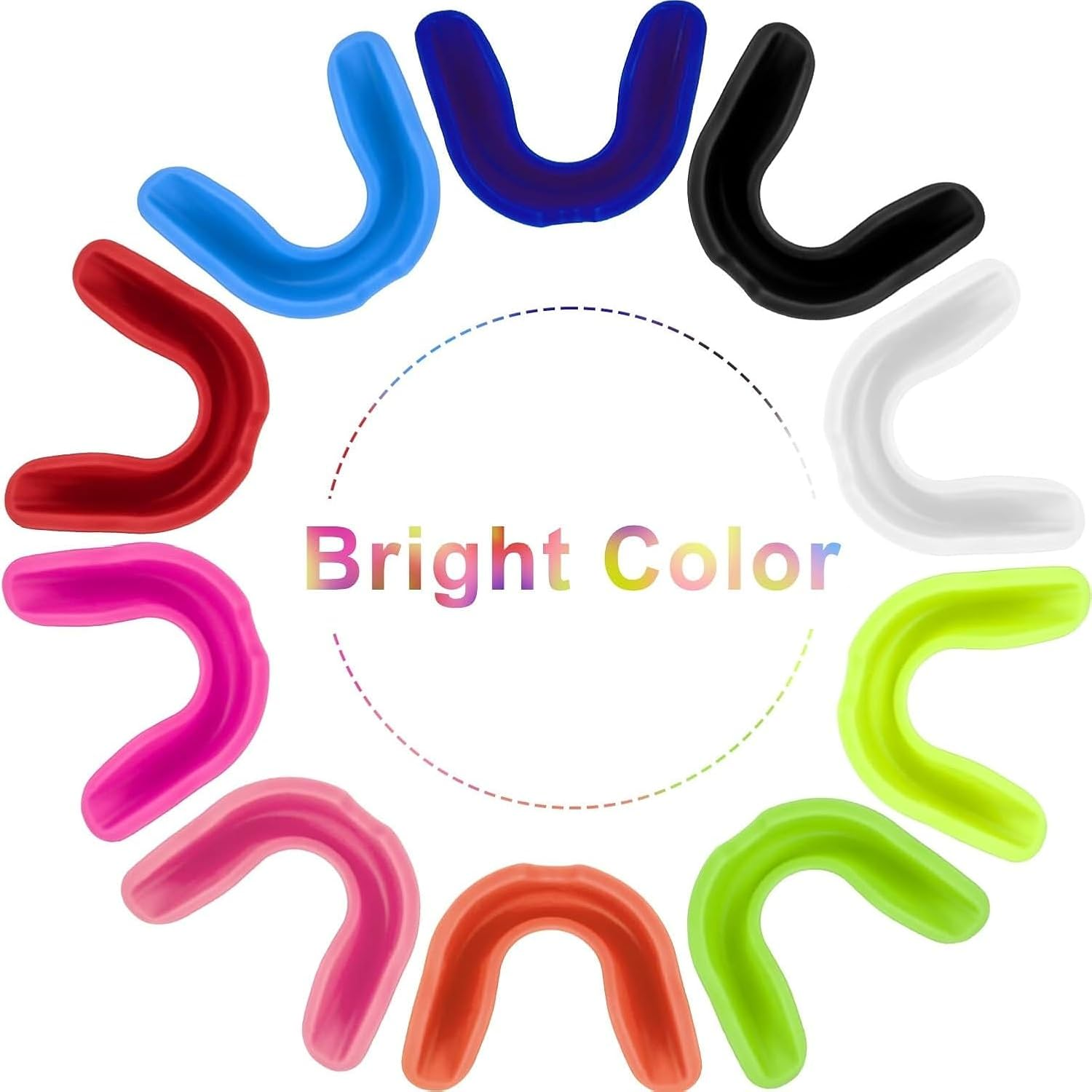 NEWGO 20 Pcs Sports Mouth Guards Football Mouth Guard Athletic Mouth Guard Mouthguard for Sports image number 2