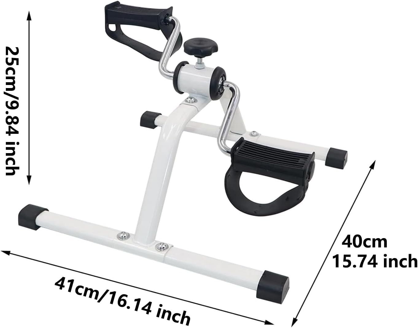 Gym Equipment for Home Fitness: Leg Trainer Rehabilitation Mini Exercise Bike, Hand and Foot Dual-Use Bicycle with Tension Adjustment, Cardio Indoor Training image number 5