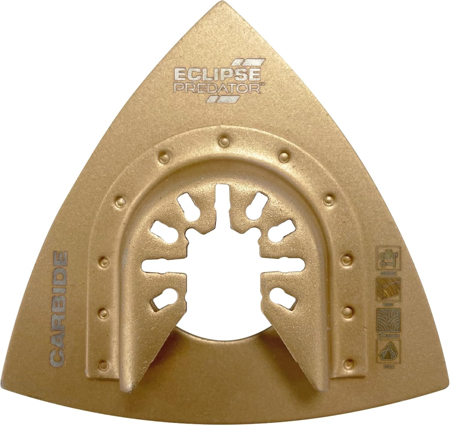 Eclipse Predator Carbide Grit Triangular Blade - 80Mm image number 2