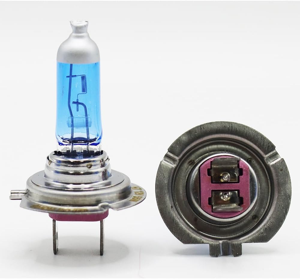 H7 3800K 55W 12V Halogen Headlight, Car Super White Light Lamp Bulbs, Car Headlight Fog Light Lamp Replacement, Pack of 2 (H7) - 9005 image number 2