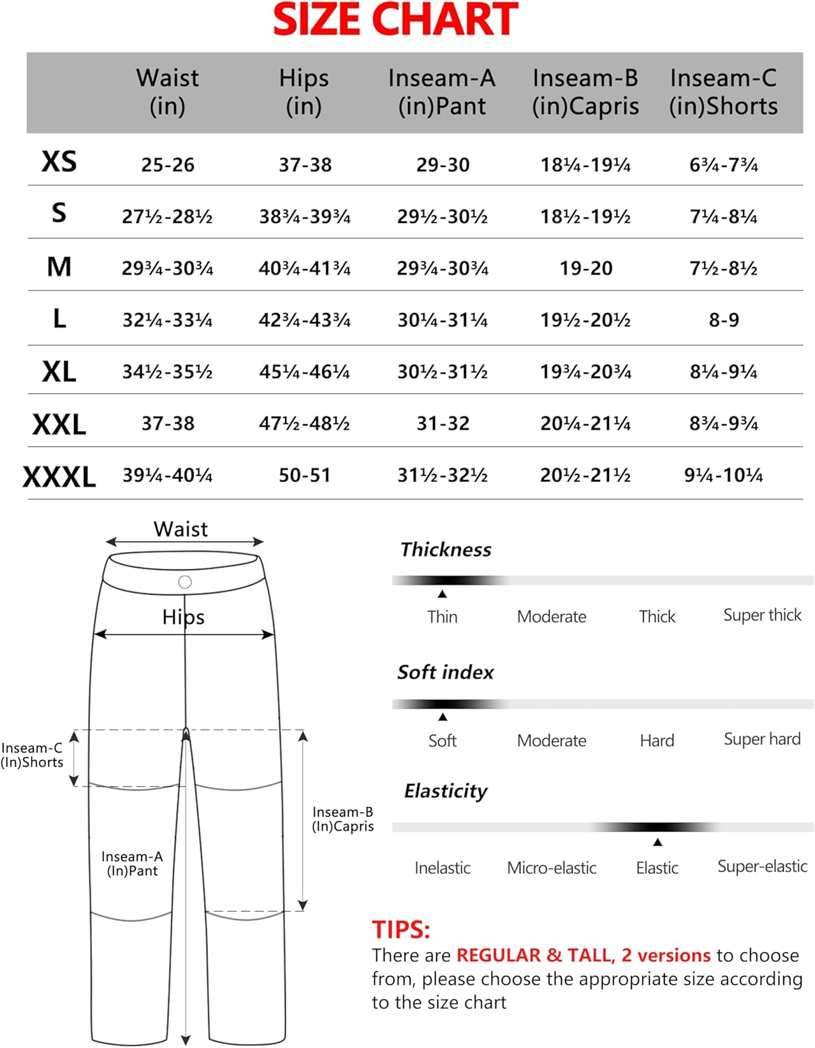 Little Donkey Andy Women'S Stretch Convertible Pants, Zip-Off Quick-Dry Hiking Pants Black Size XS image number 3