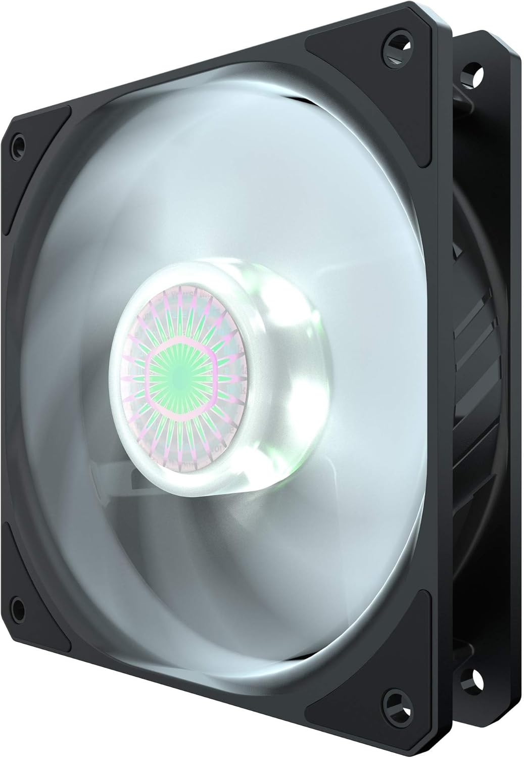 Cooler Master Sickleflow 120 White LED Case & Cooling Fan - Translucent Air Balance Blades, 62 CFM, 2.5 Mmh2O, 8 to 27 Dba - White LED image number 6