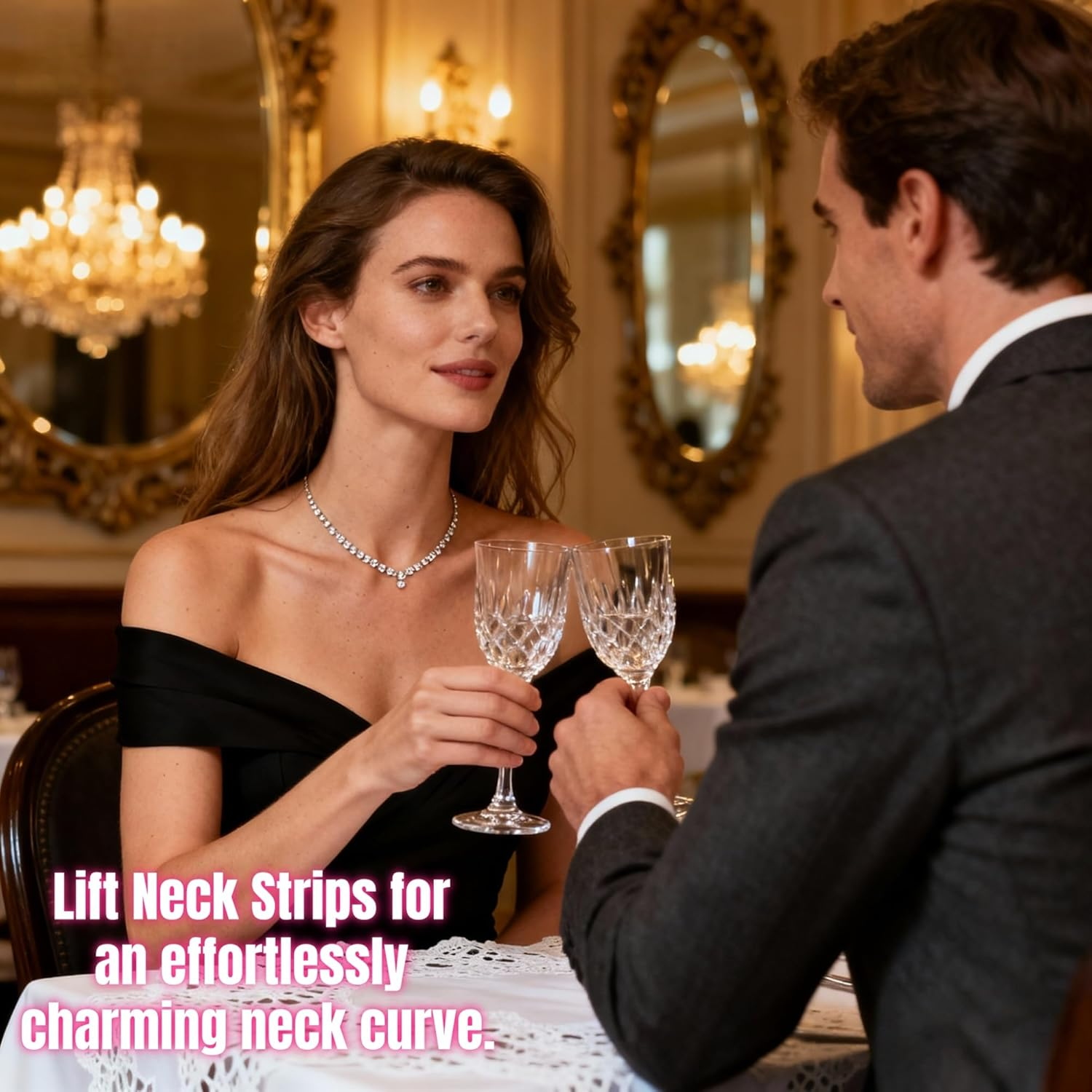 TIKIYOUN Instant Neck Lift Tape Invisible &ndash; 20 Pcs Reusable Lifting Strips for Double Chin, Jowls & Wrinkles | Ultra-Thin, Waterproof Facelift Patches for Confidence & Youthful Appearance (Neck Tape) image number 3