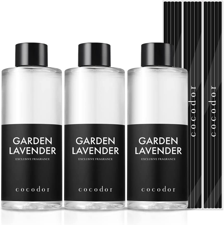 COCODOR Reed Diffuser Oil Refill/Refreshing Air / 200Ml / 3 Pack/Aromatherapy, Home Fragrance, Scented Oils, Oils for Reed Diffuser, Bathroom Home Decor