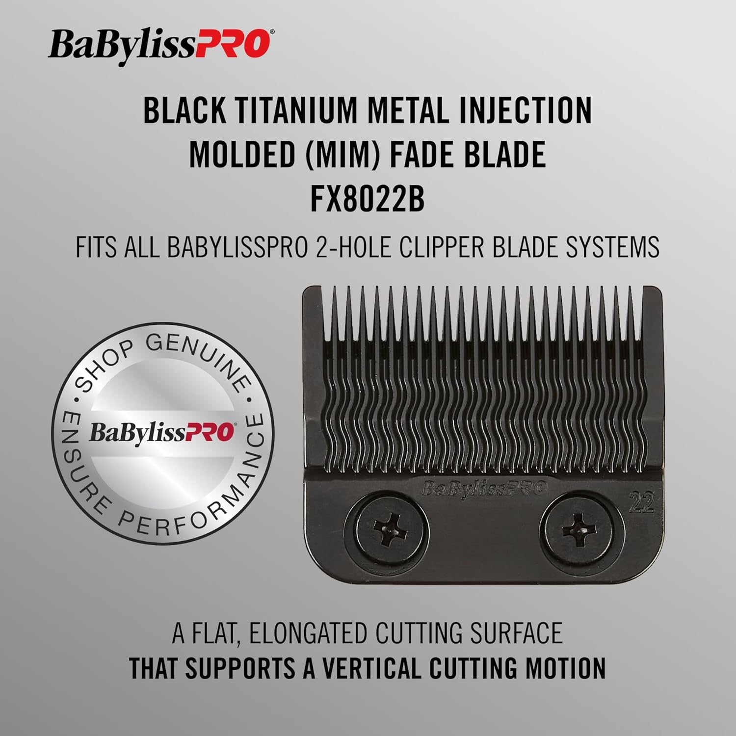 Babylisspro Black Titanium Precision Fade Blade MIM Process image number 5