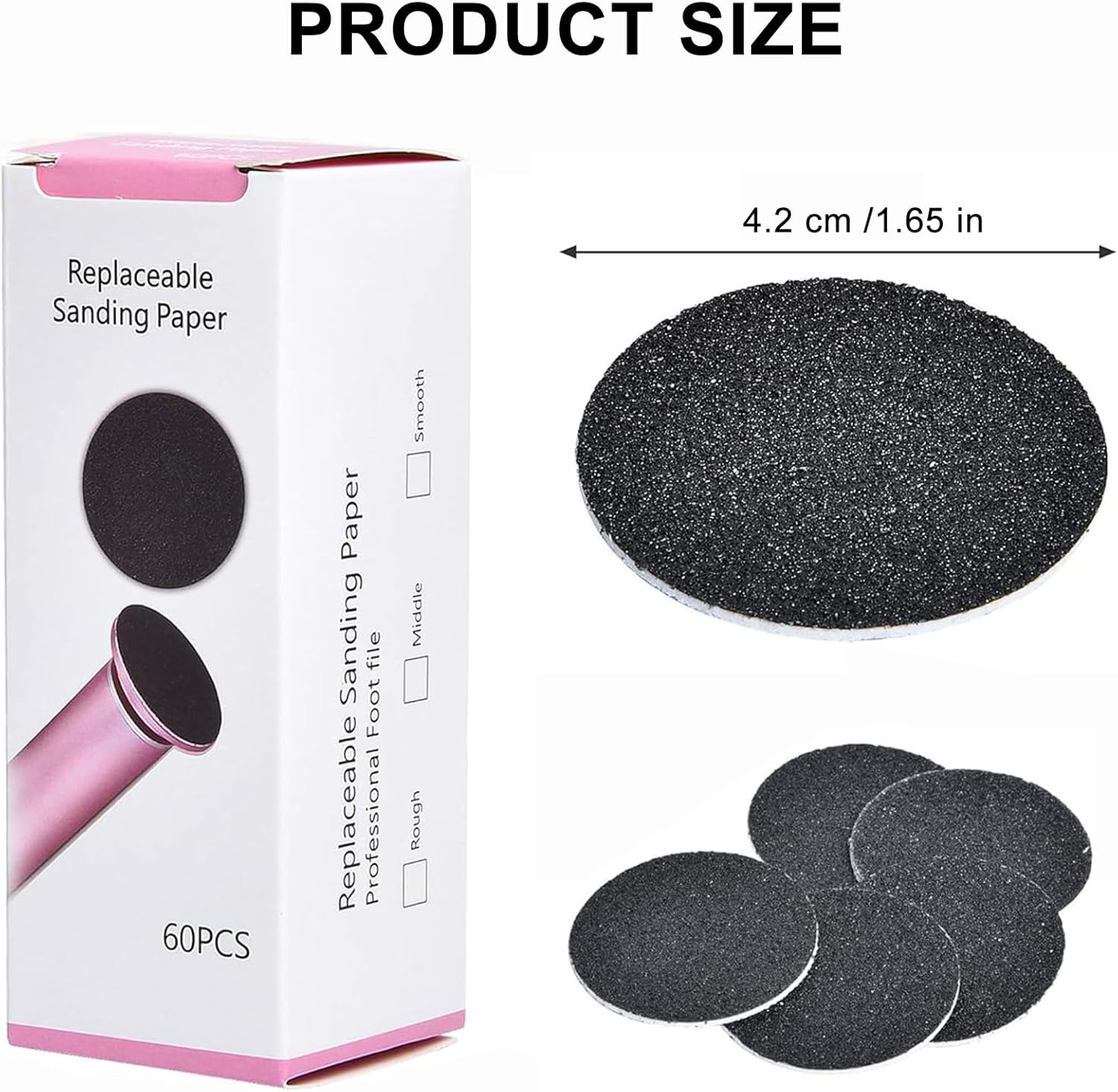 PUGTOW Electric Foot File Sandpaper Pads image number 5