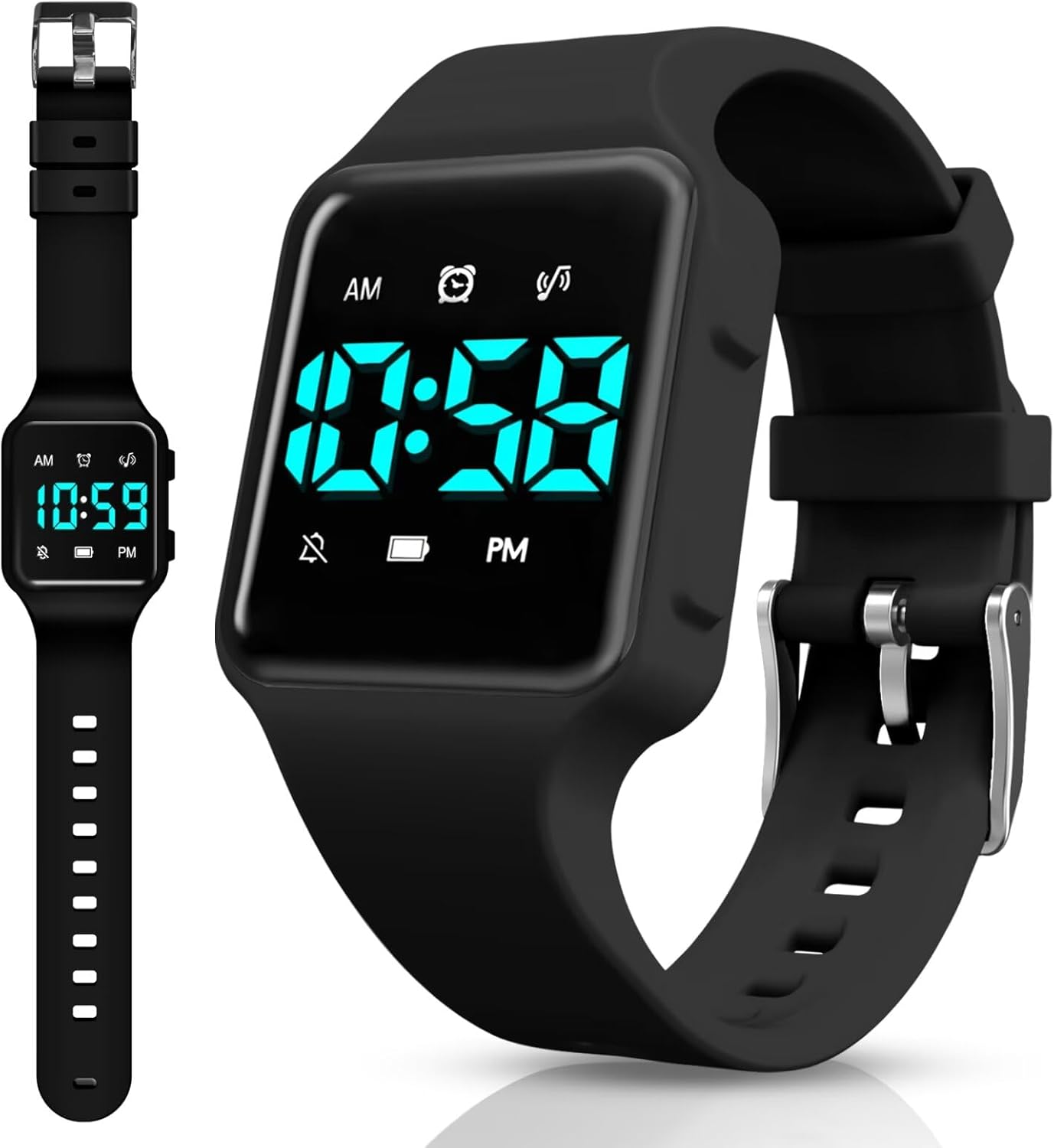 Potty Training Watch for Toddler with Countdown, Alarms, Music or Vibration Alerts - Waterproof Toddler Toilet Trainer for Boys & Girls Ages 2-9, Pink Flower