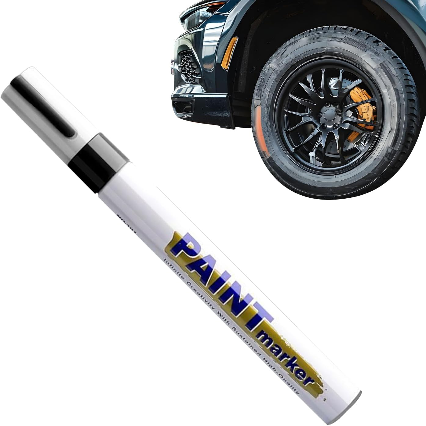 Car Touch up Paint Pen | Vehicle Swirl Removal Pencil - Waterproof Scratch Renew Pen for Buffing Rubbing Polishing Detailing Paint Correction Automotive Restoration