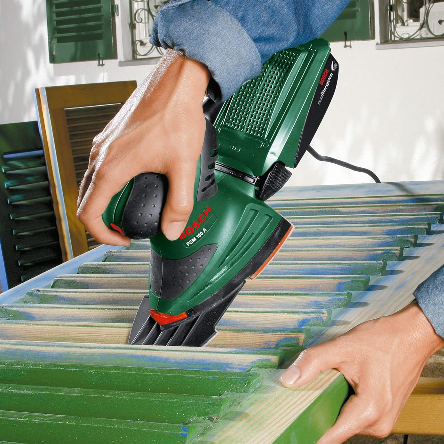 Bosch Accessories 1X Sanding Finger (Oval, for Small Spaces, Tight Gaps, Corners, Accessories for Sanders) image number 3