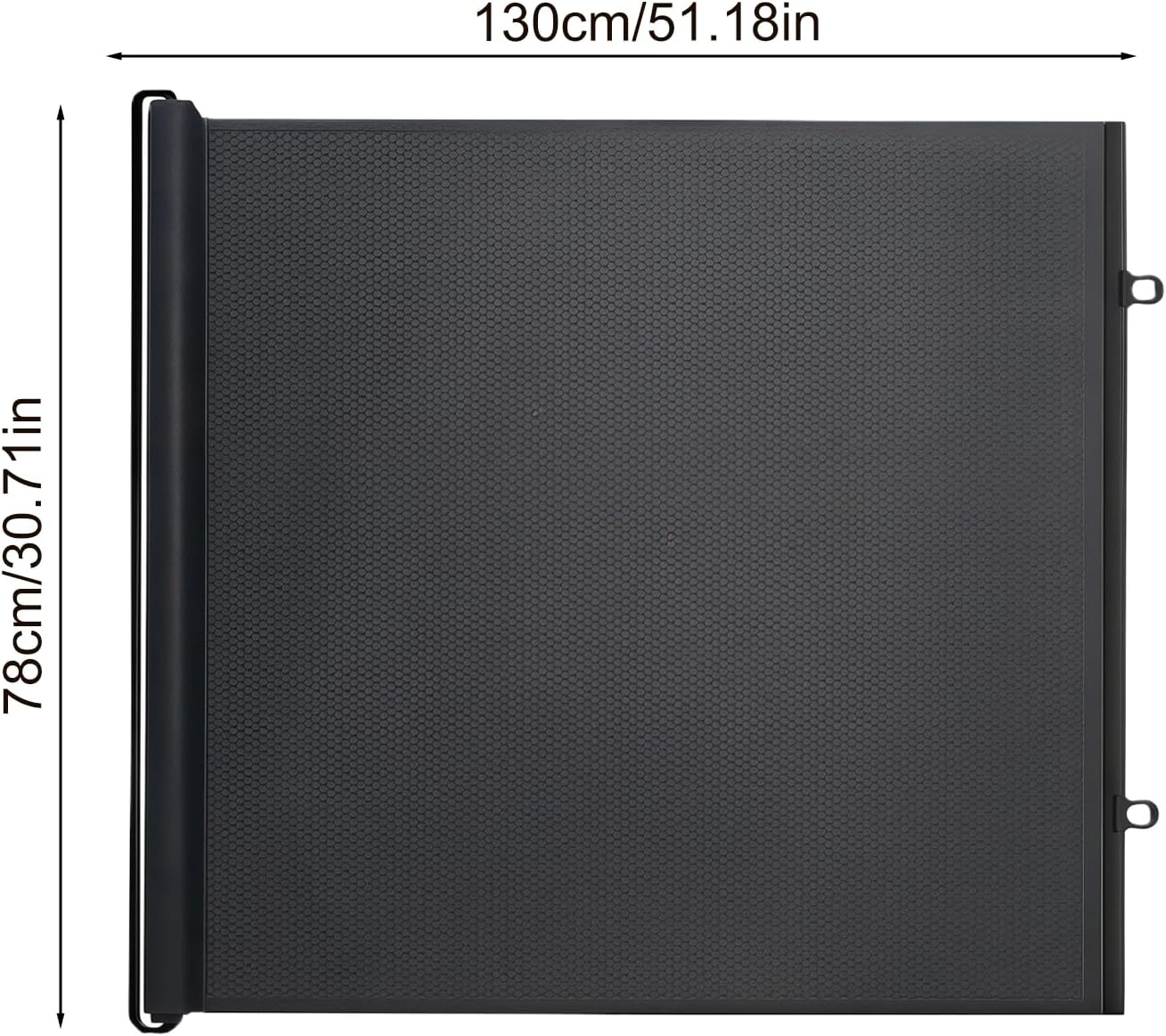 No Drilling Retractable Pet Gates, Retractable Baby Gates, Stair Gates for Dogs Baby, Doggy Barrier, Portable Mesh Dog Barrier Isolation Net for Stairway Doorway Indoor image number 4