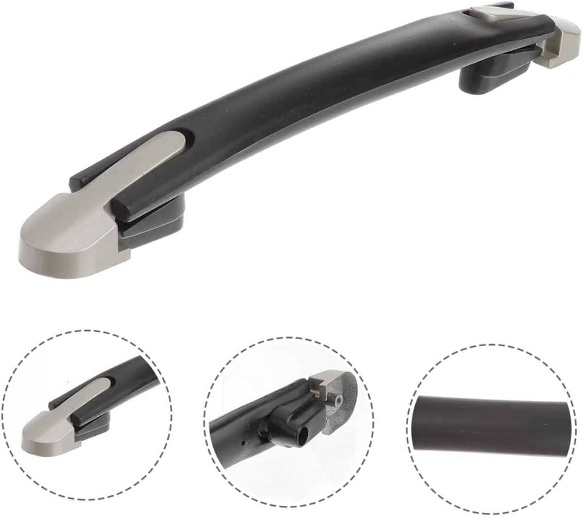 Healeved Replacement Plastic Suitcase Handle Grip Luggage Case Handle with Screws Travel Suitcase Accessory and Bags image number 4