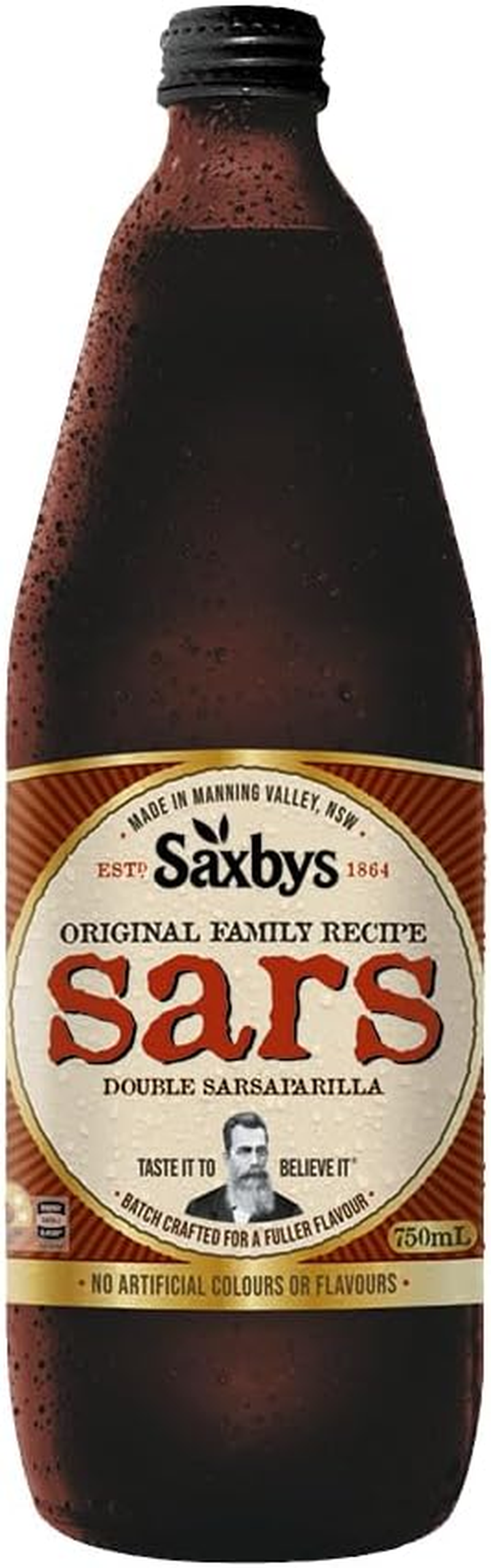 Saxby'S Double Sarsaparilla 8 Pack X 375Ml image number 6