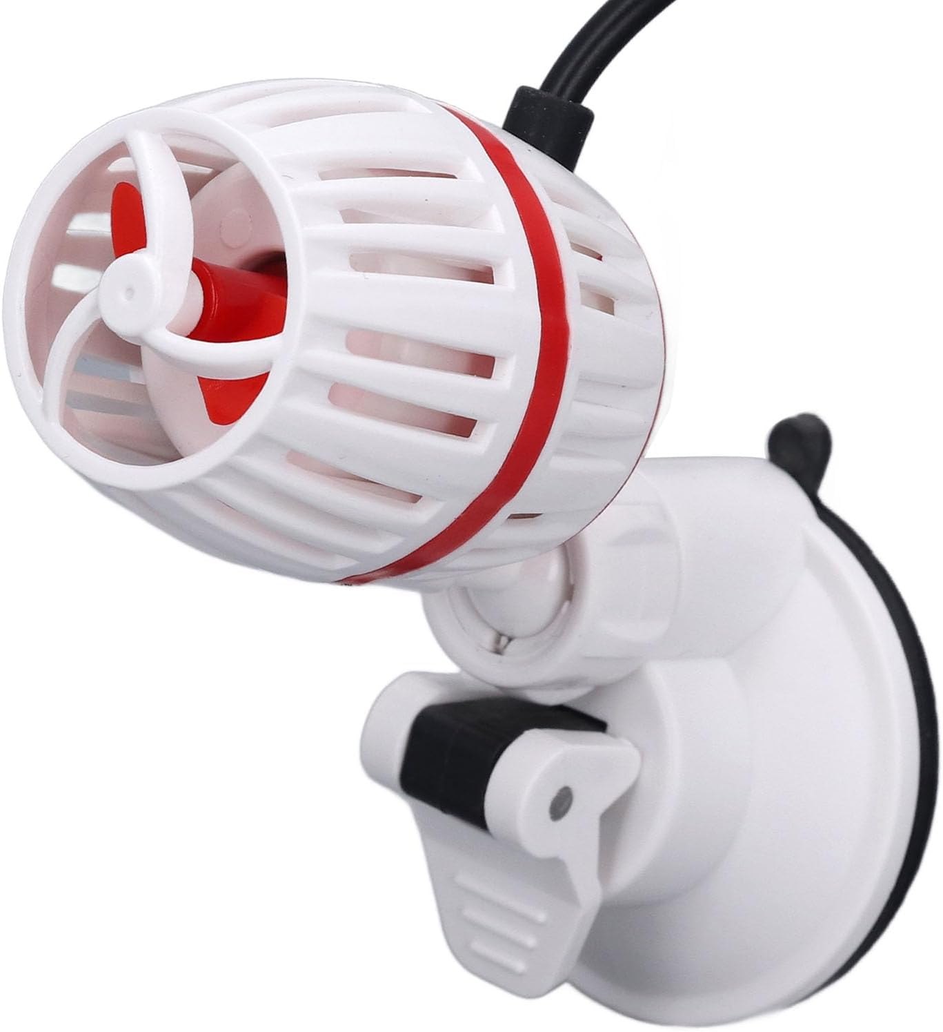 Aquarium Wave Maker Pump, 12V Quiet Aquarium Single Powerhead Pump, 4 Gears Variable Frequency Fish Tank Circulation Pump Submersible with External Control Device