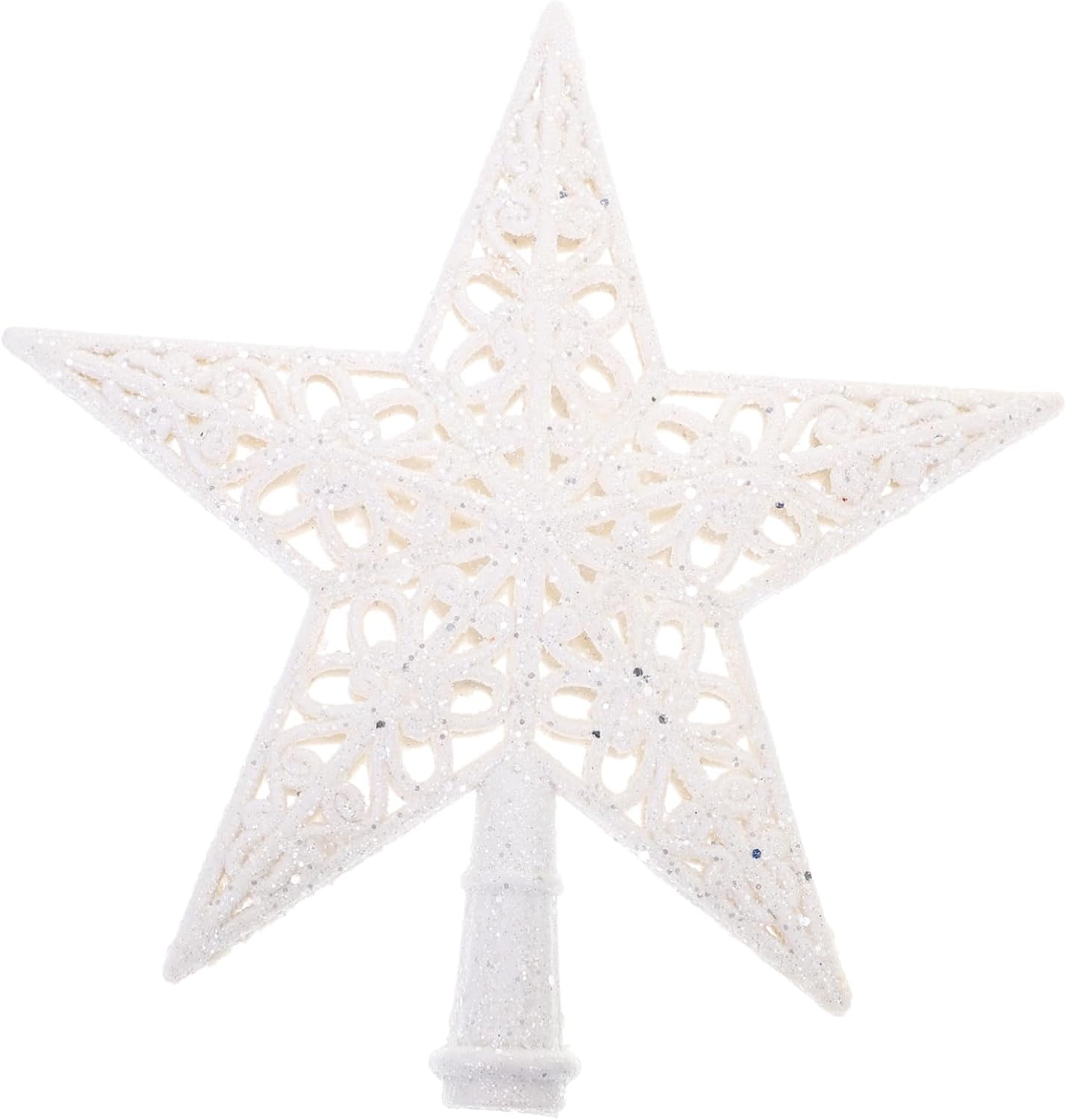 Christmas Tree Star Topper Hollow Design Xmas Decoration for Vintage Home Decor Lightweight and for Festive Celebrations Homes Offices and More image number 5