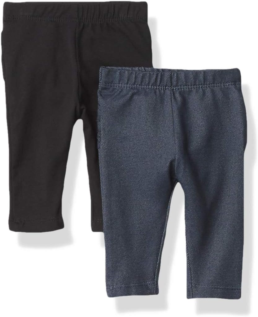The Children'S Place Boys' Leggings, Pack of Two, Black