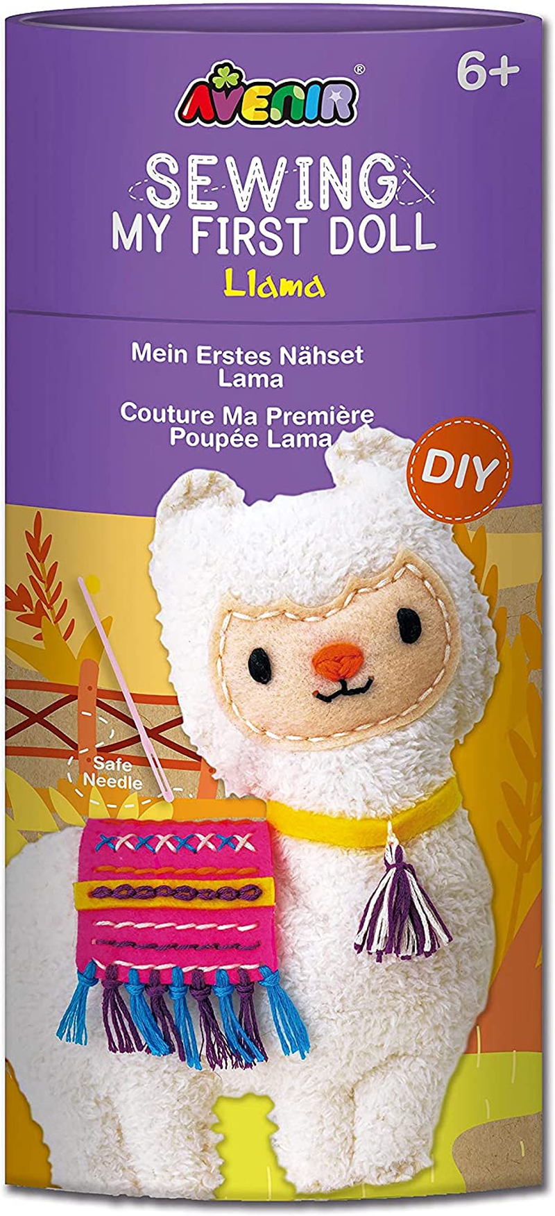 Avenir - Sewing - Doll - Llama, Mixed Colours (CH1623) image number 5