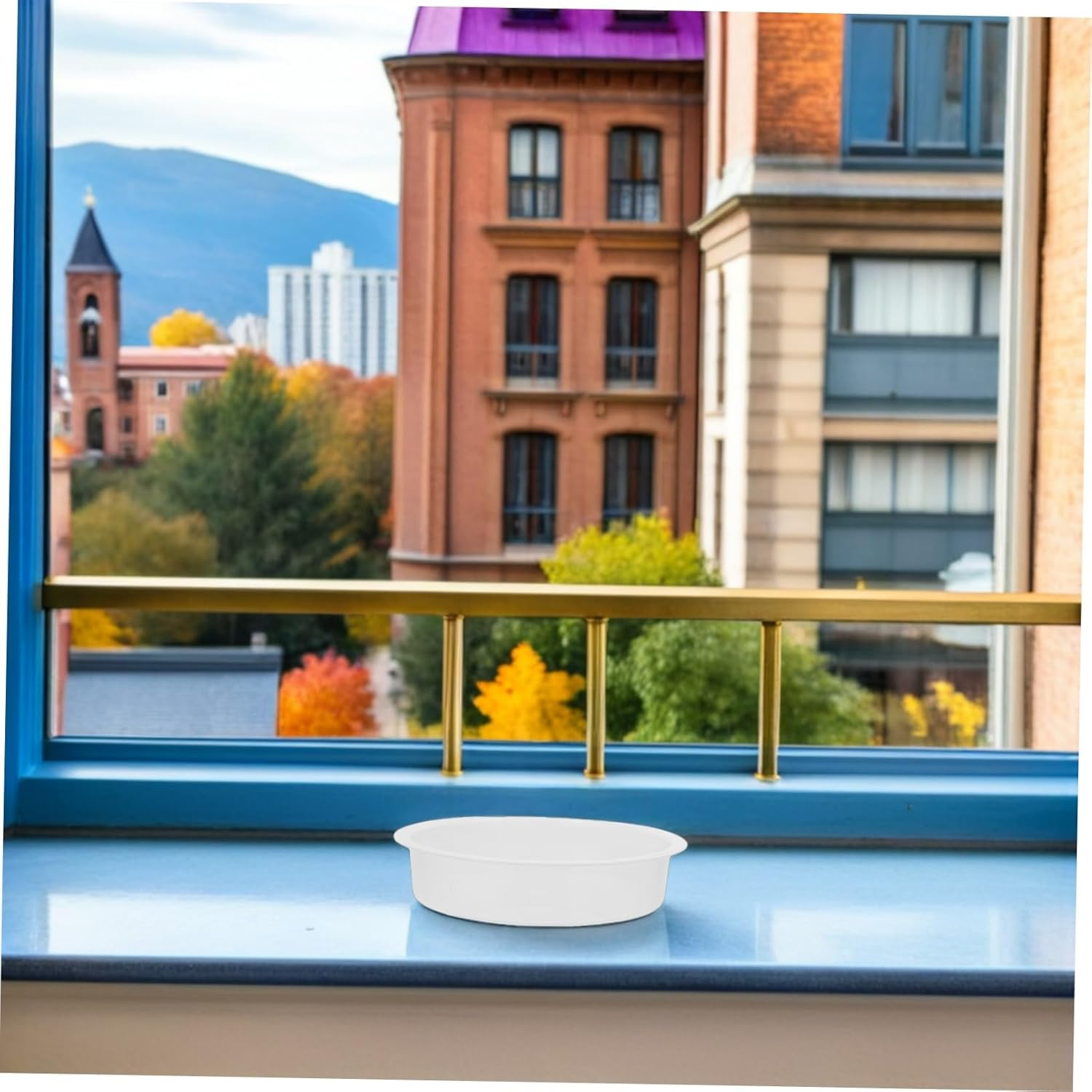 Yardwe 6Pcs Plastic Bird Bath Bowl Replacement for Outdoor Garden Balcony Lightweight Bird Water Feeder Bowls to Attract Hummingbirds Parrots image number 3