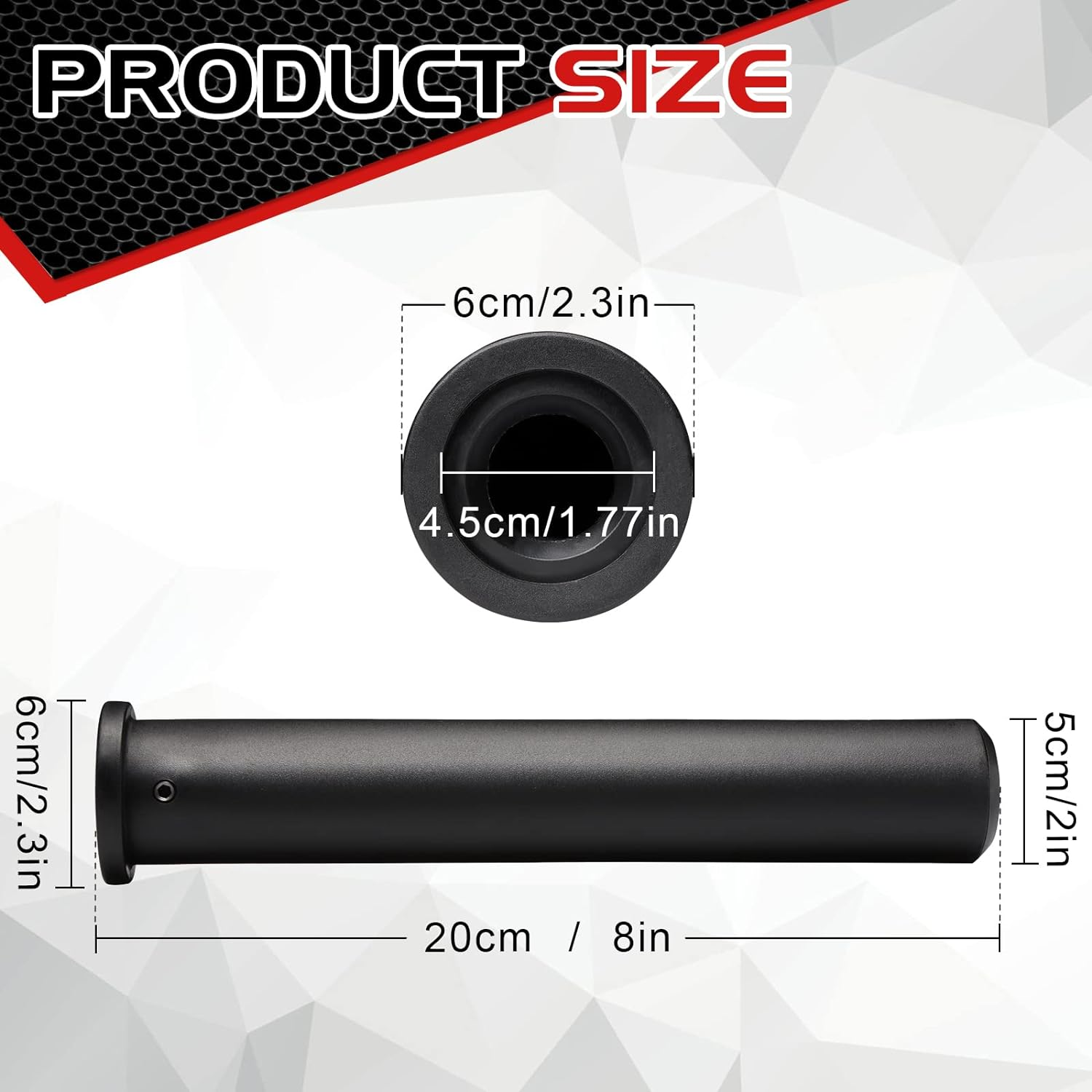 Olympic Adapter Sleeve - Converts 1" Standard Weight Plate Posts to 2" Olympic Weight Plate Posts (Pair) image number 6