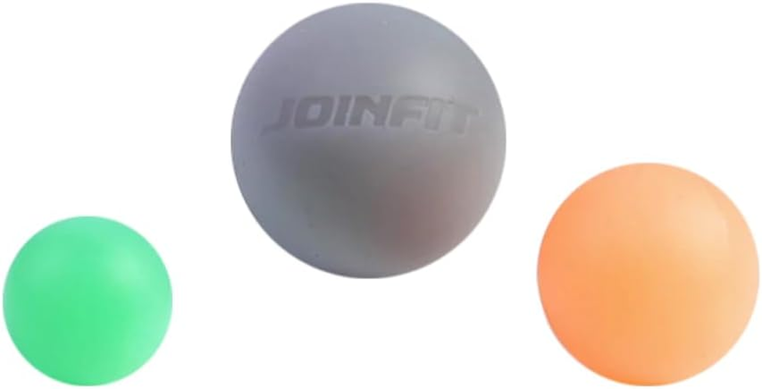 HCE Physical Massage Therapy Ball Set, Trigger Point Ball, Physical Therapy Ball for Deep Tissue, Myofascial Release, Muscle Pain Relief Ball for Back Foot Neck - Pack of 3 image number 6