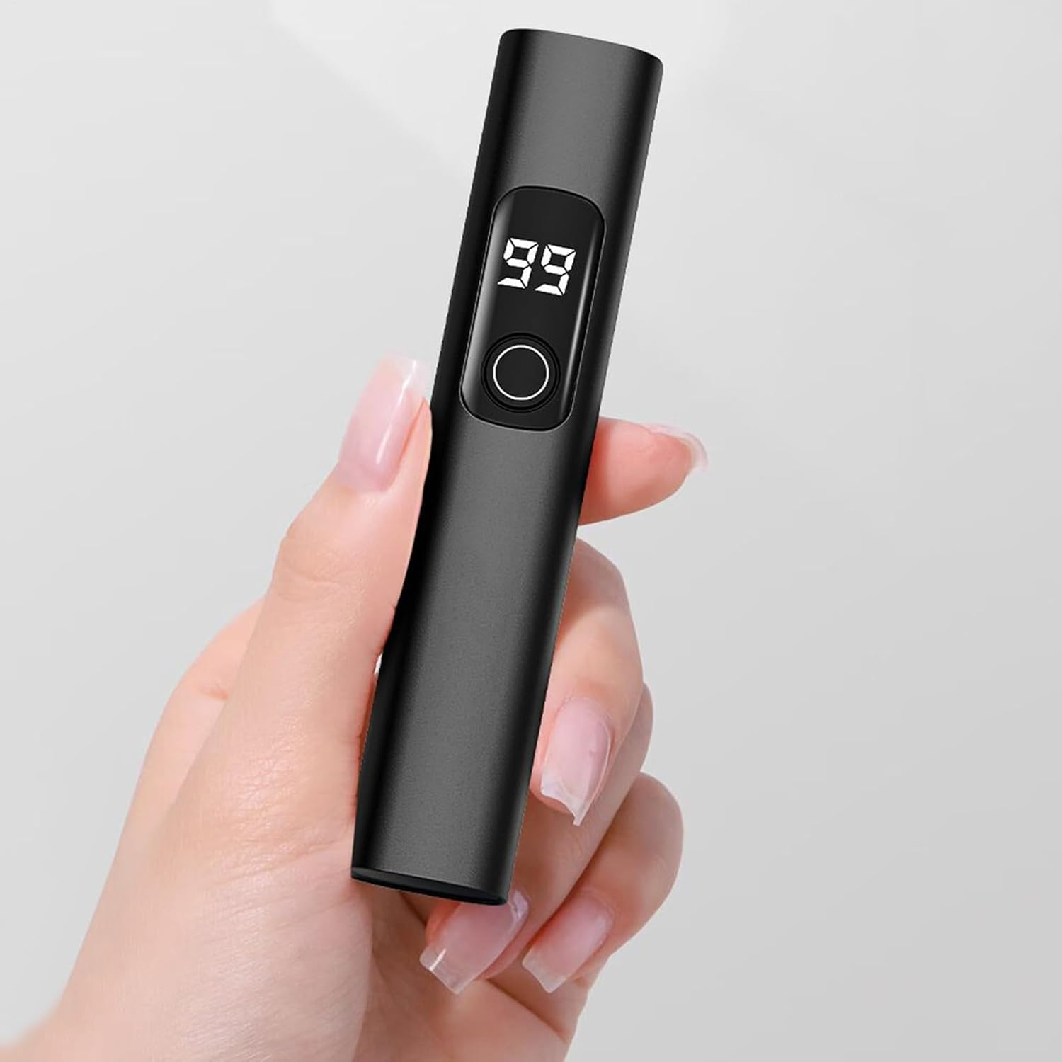 Mini Nail Lamp,Usb Rechargeable Fingernail Lamp - Portable LED UV Nail Light with 2 Timing Modes for Camping Airplane Road Trip Desk Salon Studio Home Girls Manicure - White image number 5