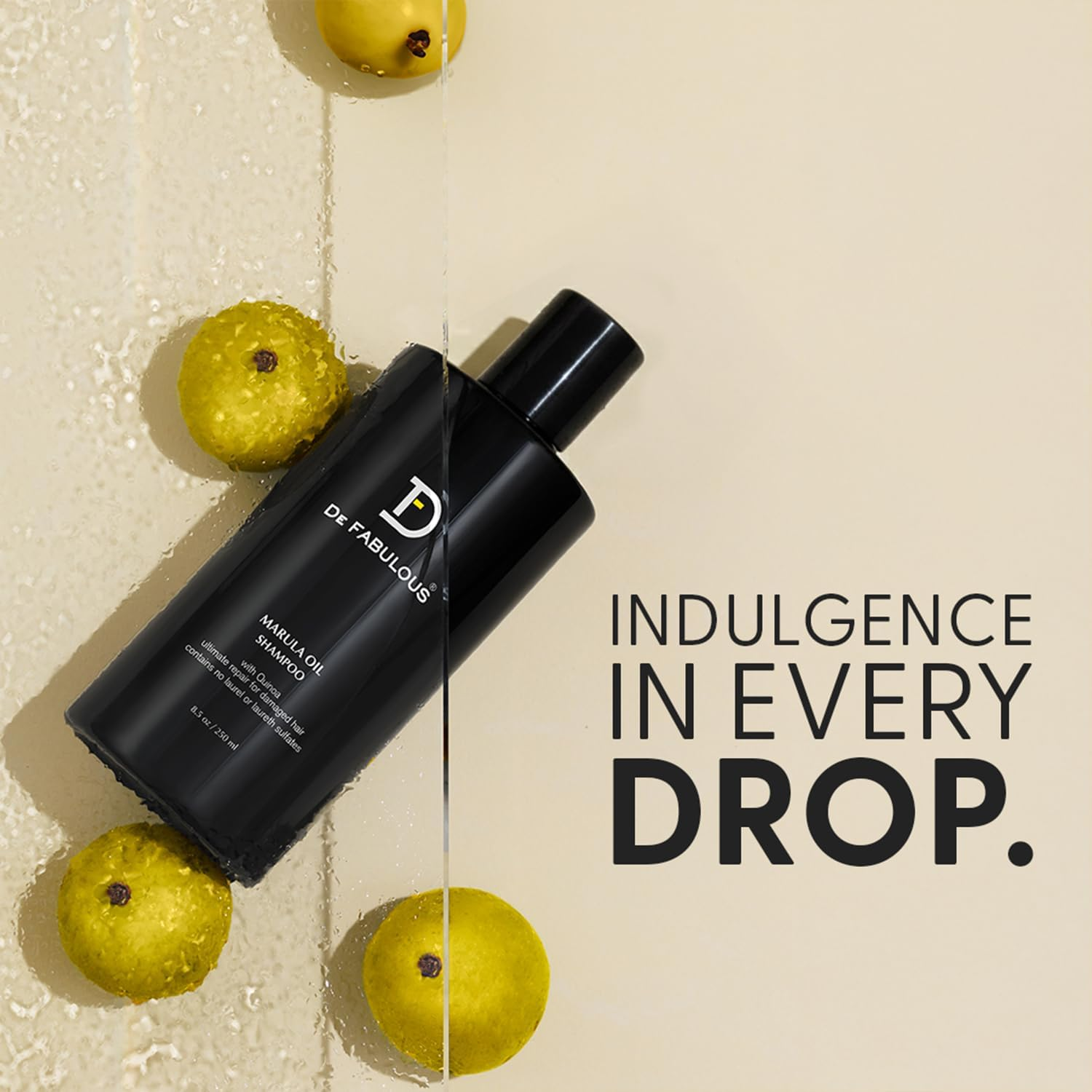 De Fabulous Marula Oil Shampoo by De Fabulous for Unisex - 8.5 Oz Shampoo, 1 Count