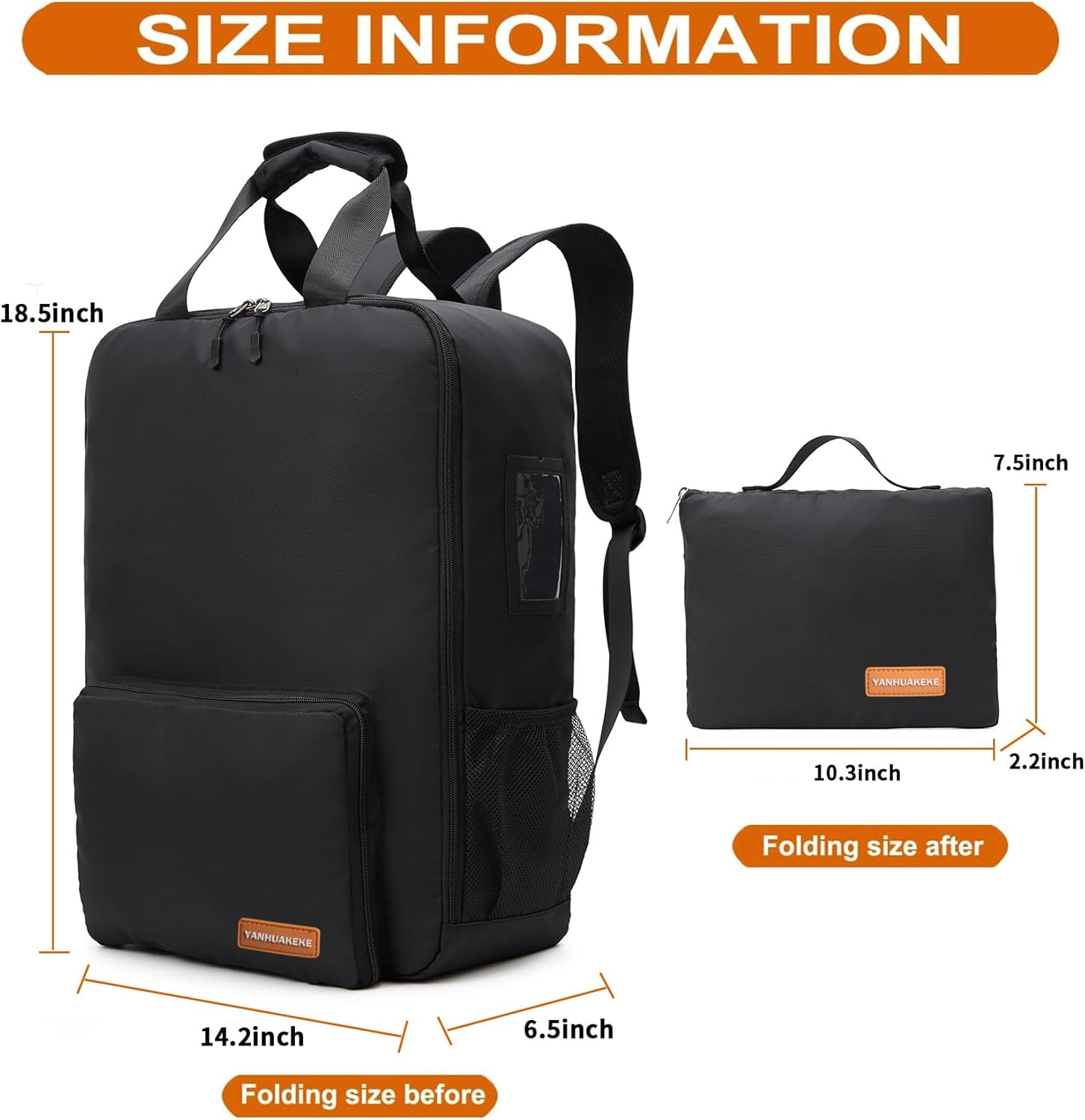 Stroller Travel Bag Compatible with GB Pockit and GB Pockit Air plus All Terrain, Lightweight Stroller Travel Backpack for Airplane(Black) image number 2