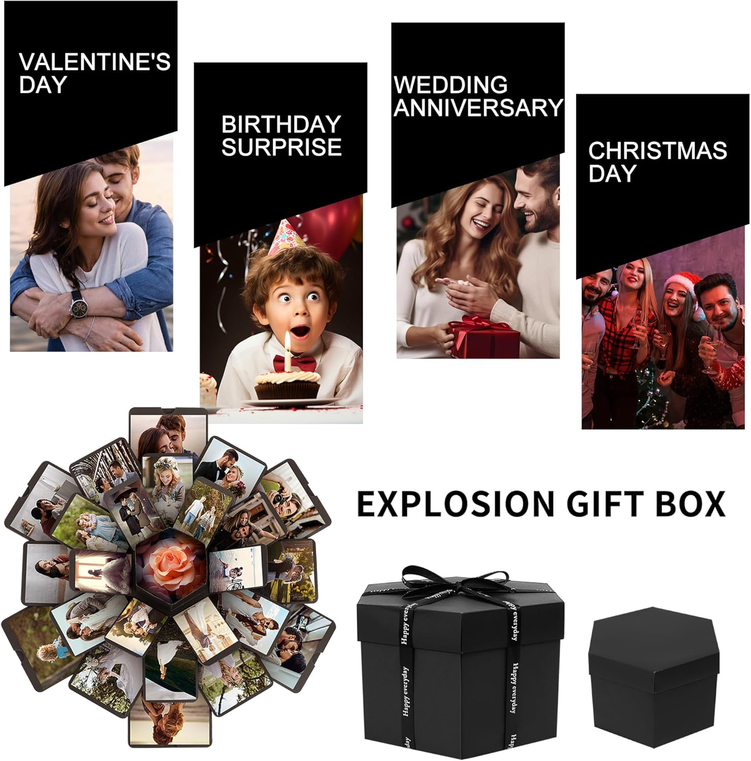 Explosion Gift Box Cajas Grandes Para Regalos Sorpresa Suitable for Marriage Proposal, Valentine'S Day or Birthday Gifts image number 4