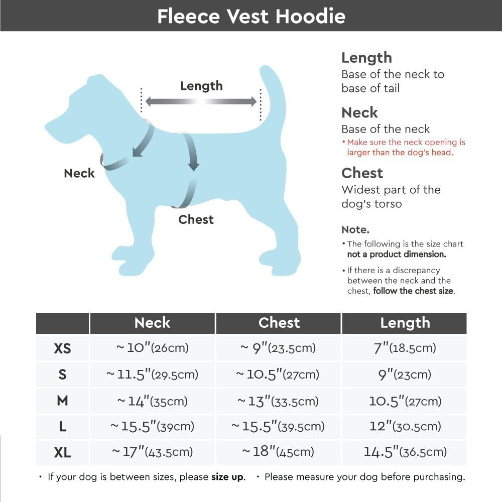 Gooby - Fleece Vest Hoodie, Small Dog Pull over Hooded Fleece Jacket with Leash Ring, Red, X-Large image number 7