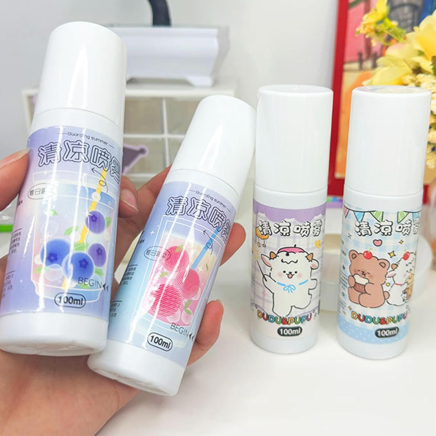 Summer Cooling Spray - Gentle Instant Cooling Mist Rapid Cooling Mist Spray,Portable Cooling Body Spray Soothing Summer Spray for Students Workers Athletes image number 2