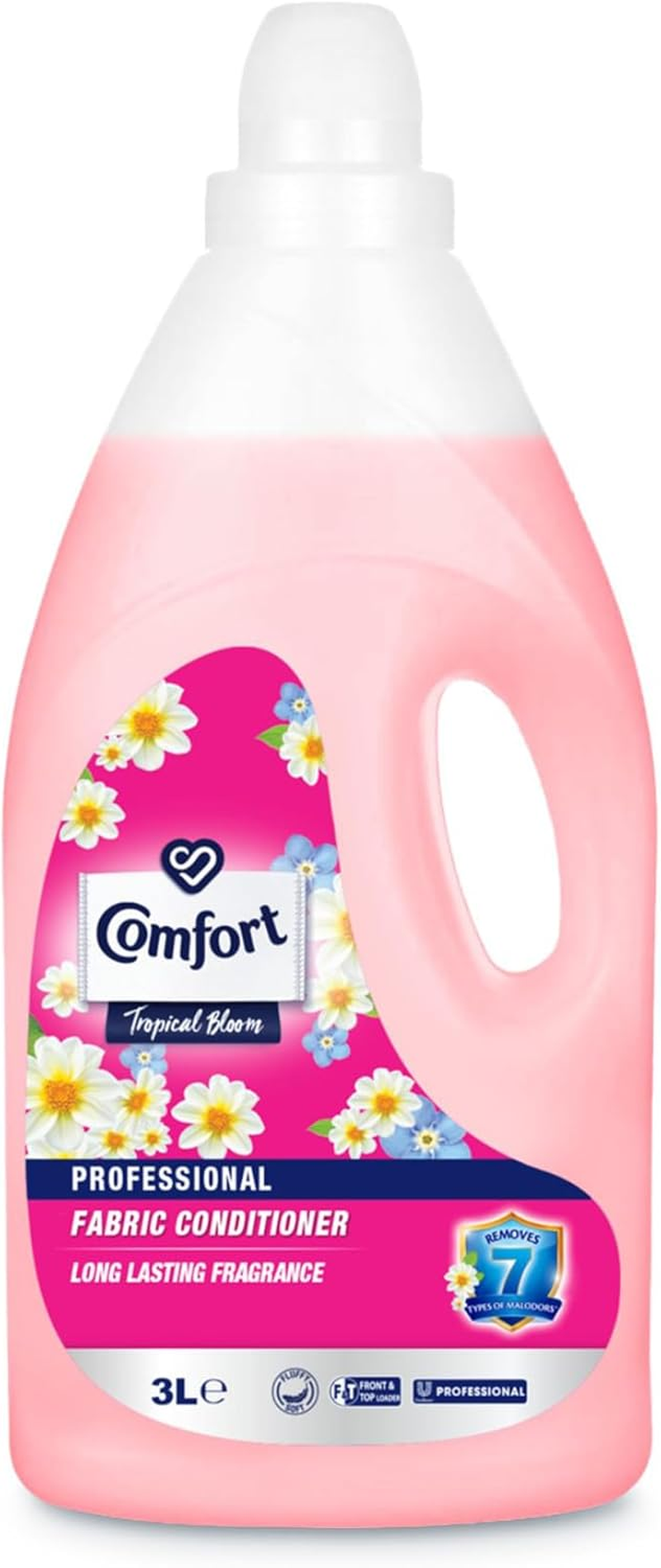 Comfort Fabric Conditioner 3L Floral - Long Lasting Fragrance, Odour Defence & Fibre Care | Laundry Softener for Front & Top Load Machines, 120 Washes image number 1
