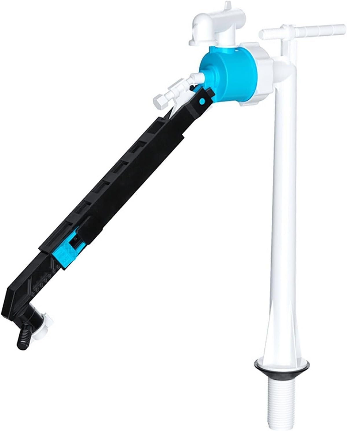 SPARES2GO 1/2" Bottom Entry Valve Straight Toilet Cistern Filling Inlet 4 1/2" Ball Float Kit image number 5