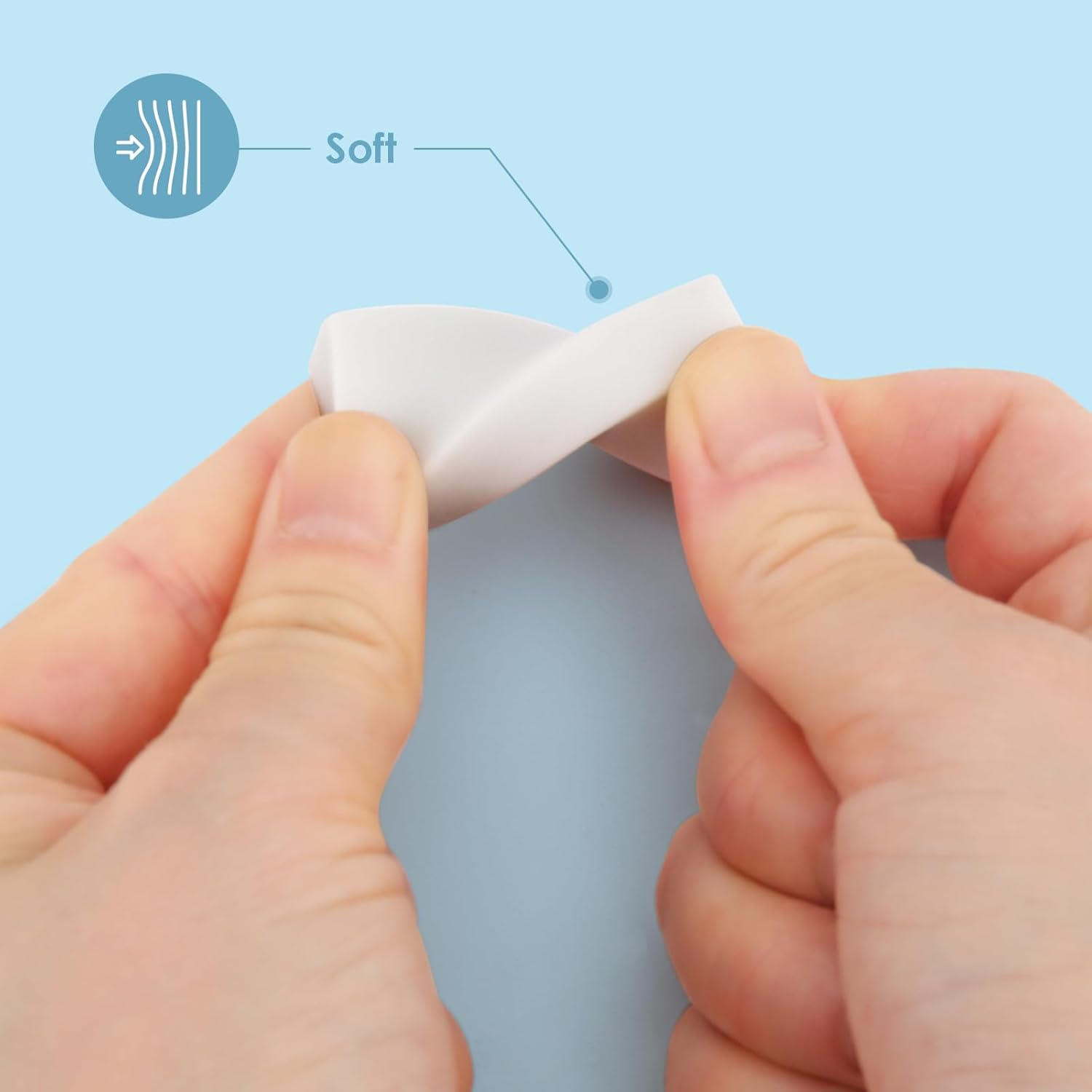 YISAN Erasers,8 Pack,Pencil Eraser,White Cube Erasers, Dust-Collecting,Single Line Dust for Drawing,71327 image number 4