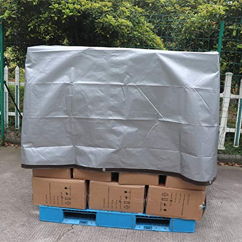 Amazoncommercial Multi Purpose Waterproof Poly Tarp Cover, 6.09 X 6.09 M, 10MIL Thick, Brown/Silver, 1-Pack image number 5