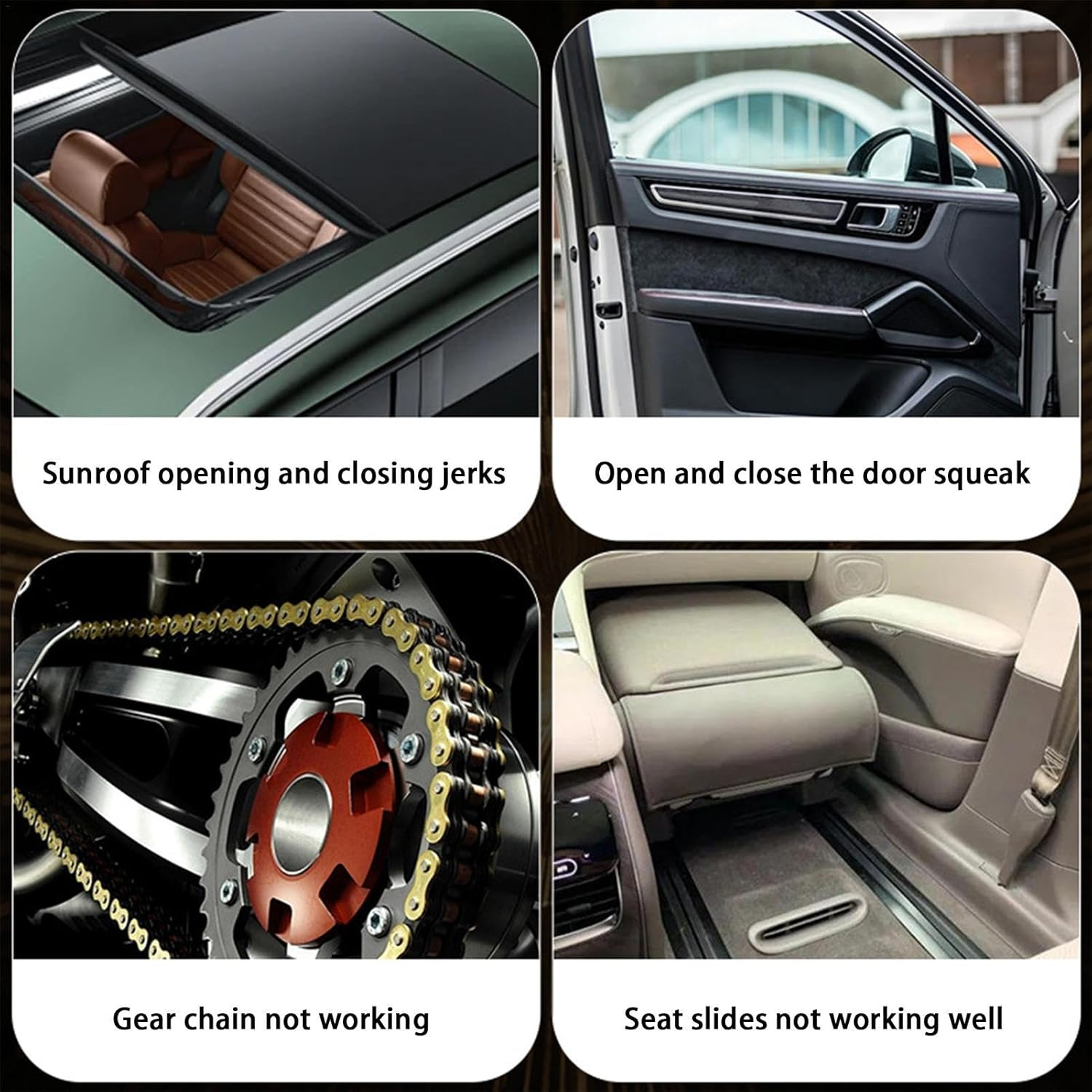 Car Door Hinge Grease, 100G Automotive Door Grease, Trailer Hitch Ball Lubricant Waterproof Grease for Trailer Garage Marine Machine image number 6