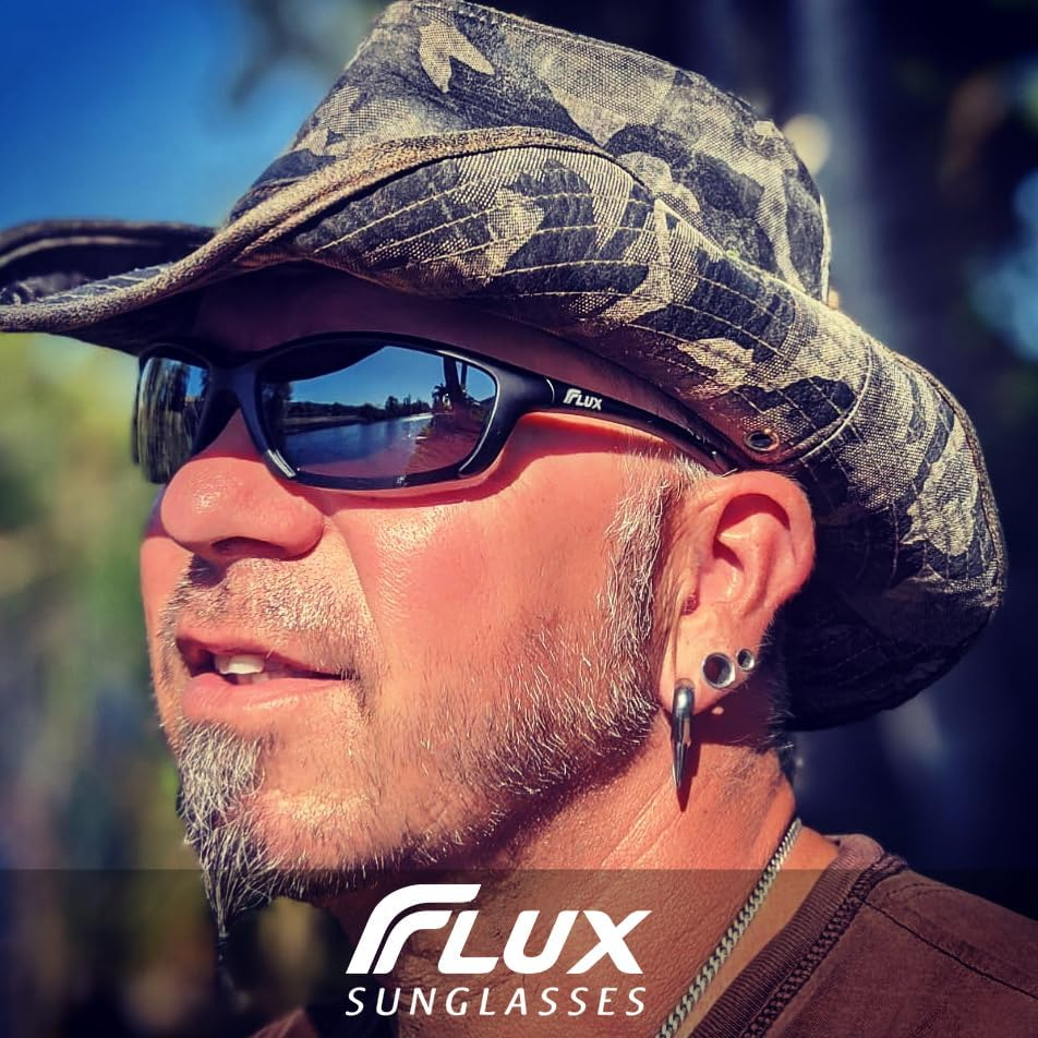 Flux SPORTECH Sunglasses for Men and Women: Polarized UV400 Protection, Lightweight Frame, Sports Sunglasses image number 2