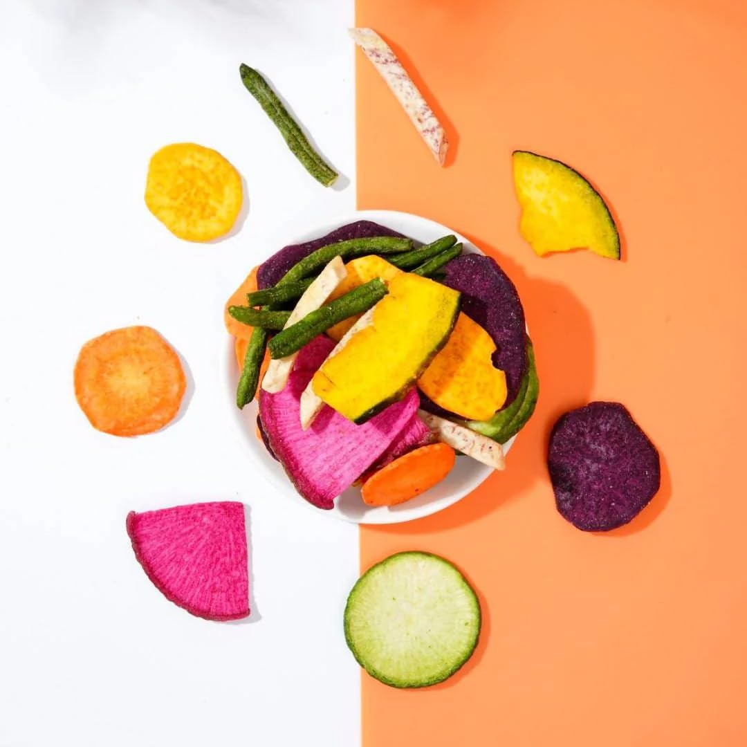 Shary Mixed Veggie Crisps, 45G - Healthy Snack, 100% Natural, Gluten-Free, Vegan, Crunchy Veggie Mix image number 3