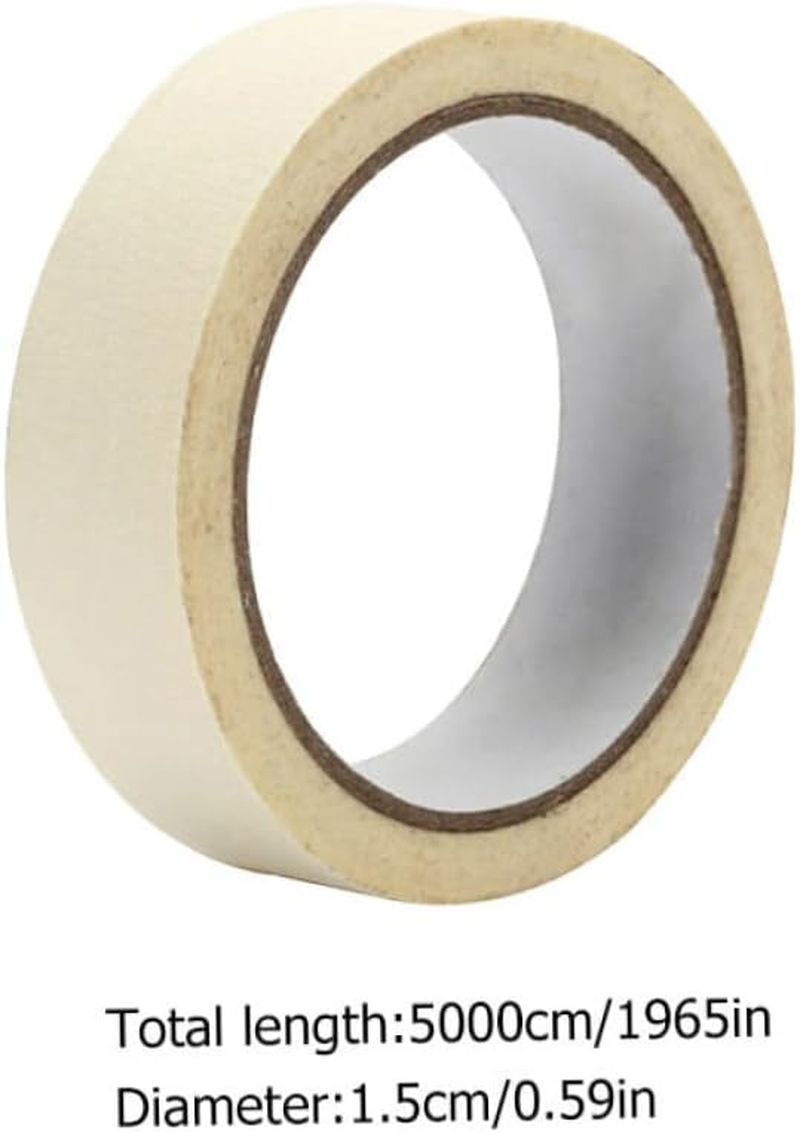 NUOBESTY 3Rolls Textured Paper Masking Tape Painters Separation Tape Acid Hand Tears Paper Sticky image number 4