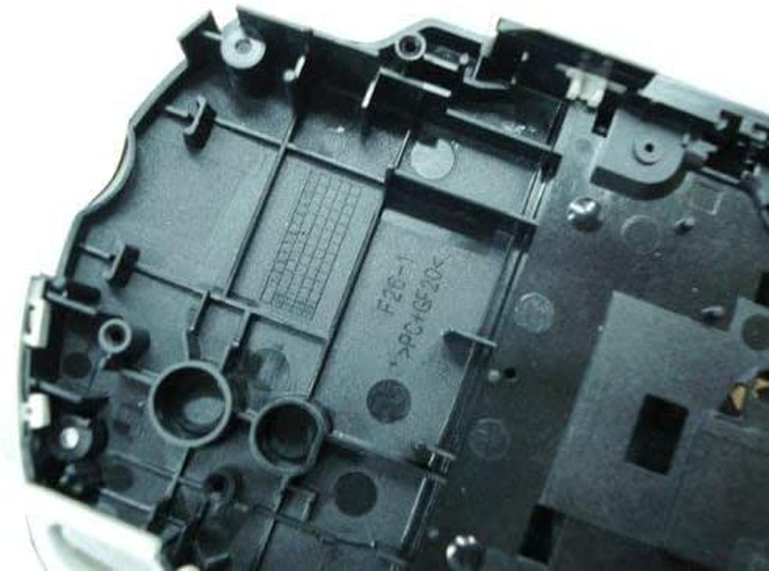 OSTENT Full Housing Repair Mod Case + Button Replacement Compatible for Sony PSP 1000 Color Black image number 2