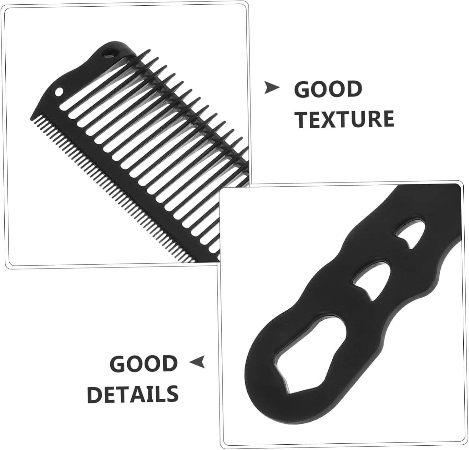 Gogogmee Men'S Styling Comb Safety Hair Comb Barber Tool Hairdressing Accessory Styling Comb for Home Travel image number 2