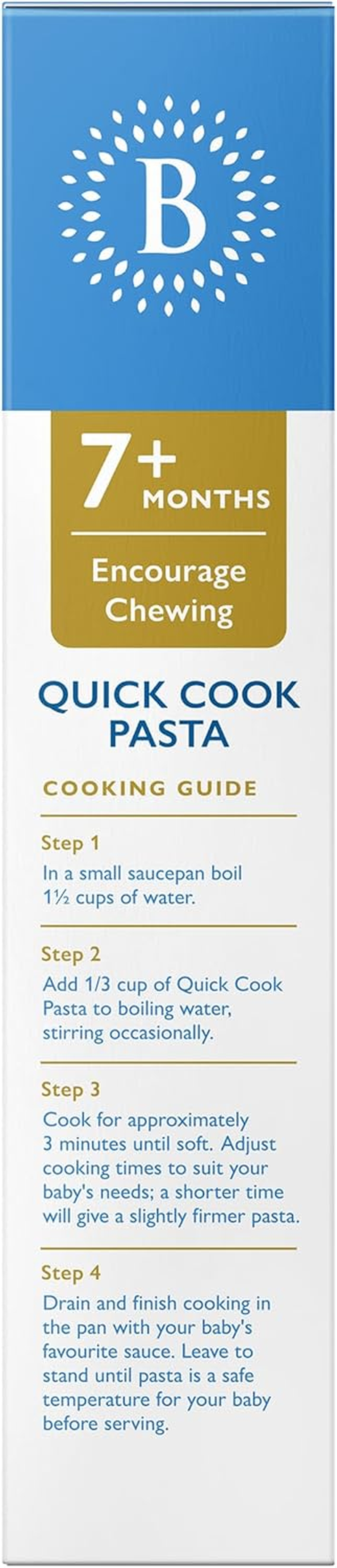 Bellamy'S Organic Quick Cook Pasta 150G image number 1