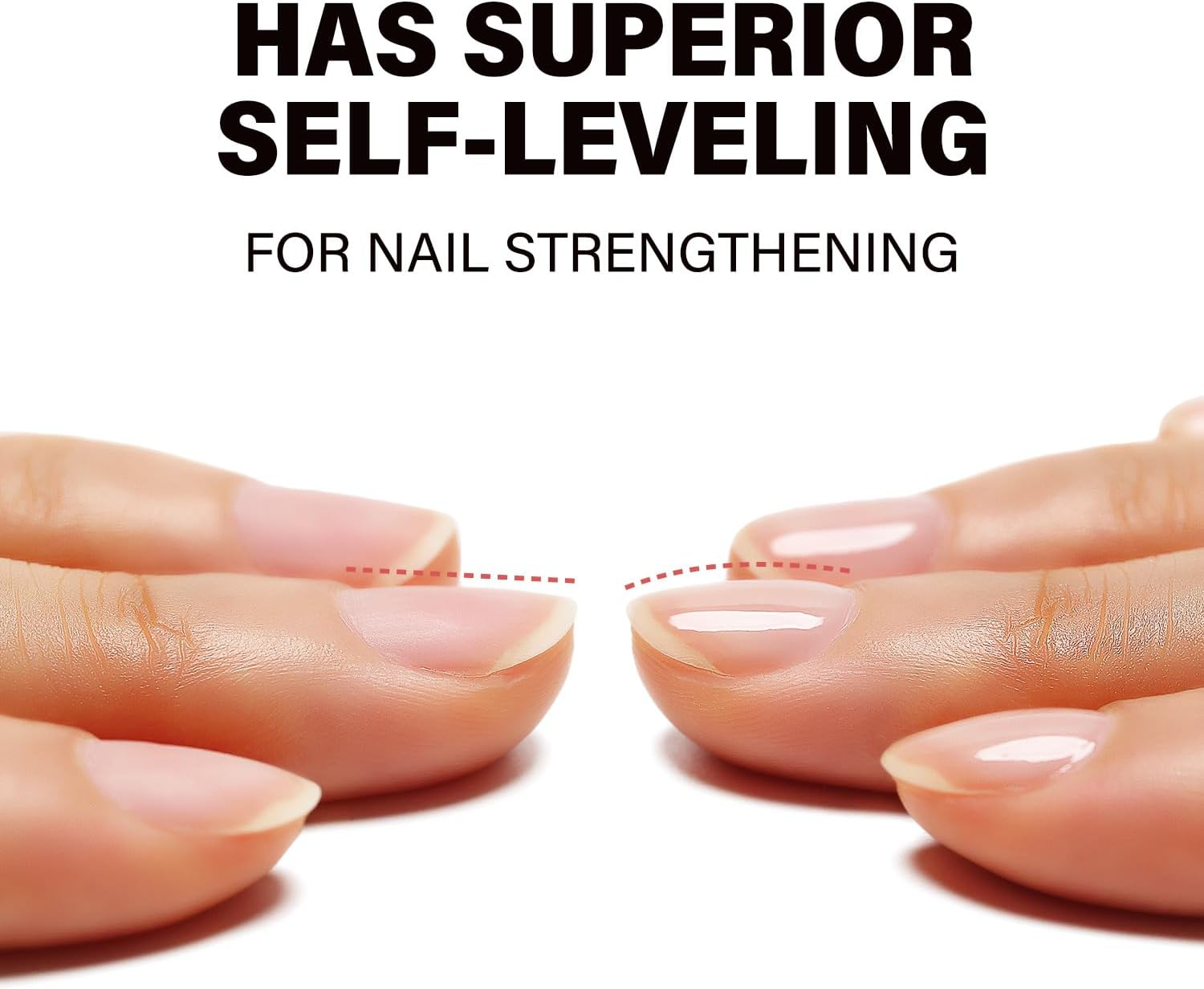 AIMEILI Rubber Base and No Wipe Top Coat Kit Set 10Ml Hema Free Gel Nail Polish Soak off U V LED 2 Bottles Kit image number 1