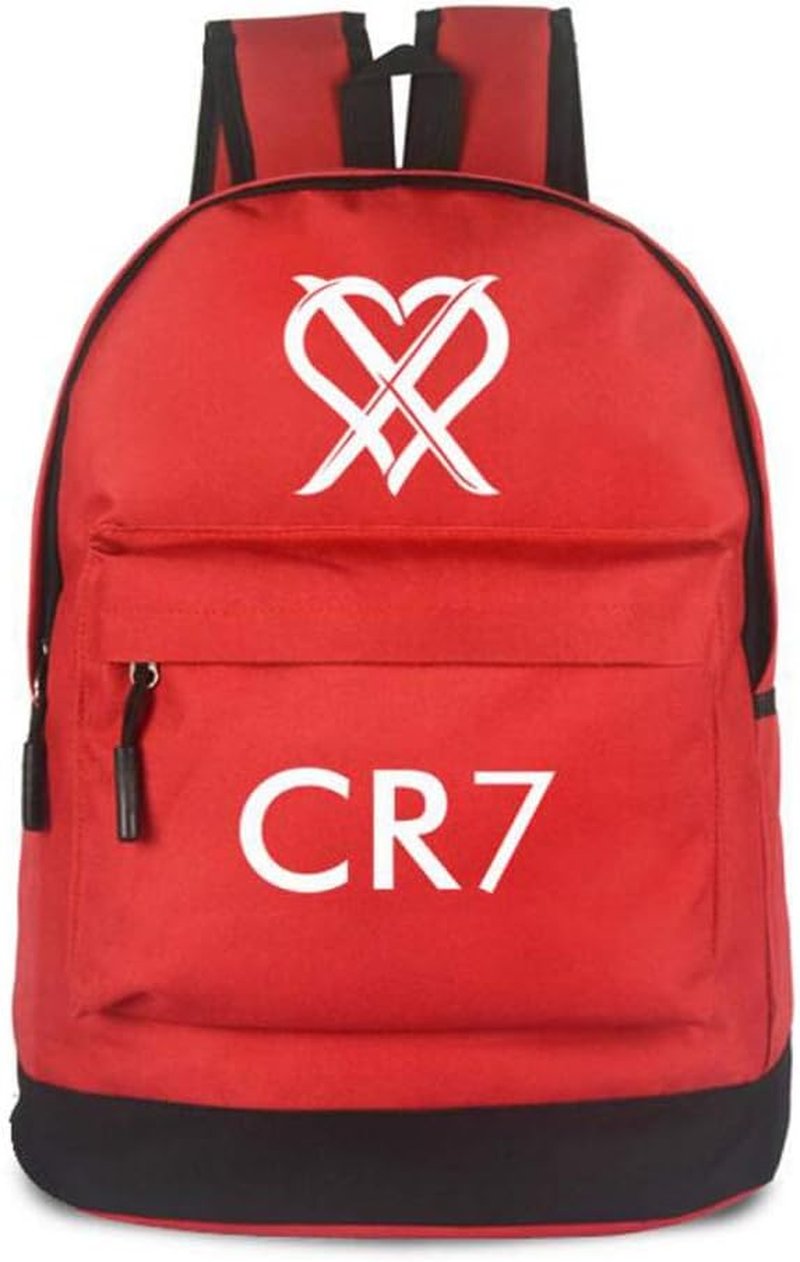 School Backpack for Men Women Travel Student Backpack Bookbag for Boy Girl Children (Red, Player 7) image number 5